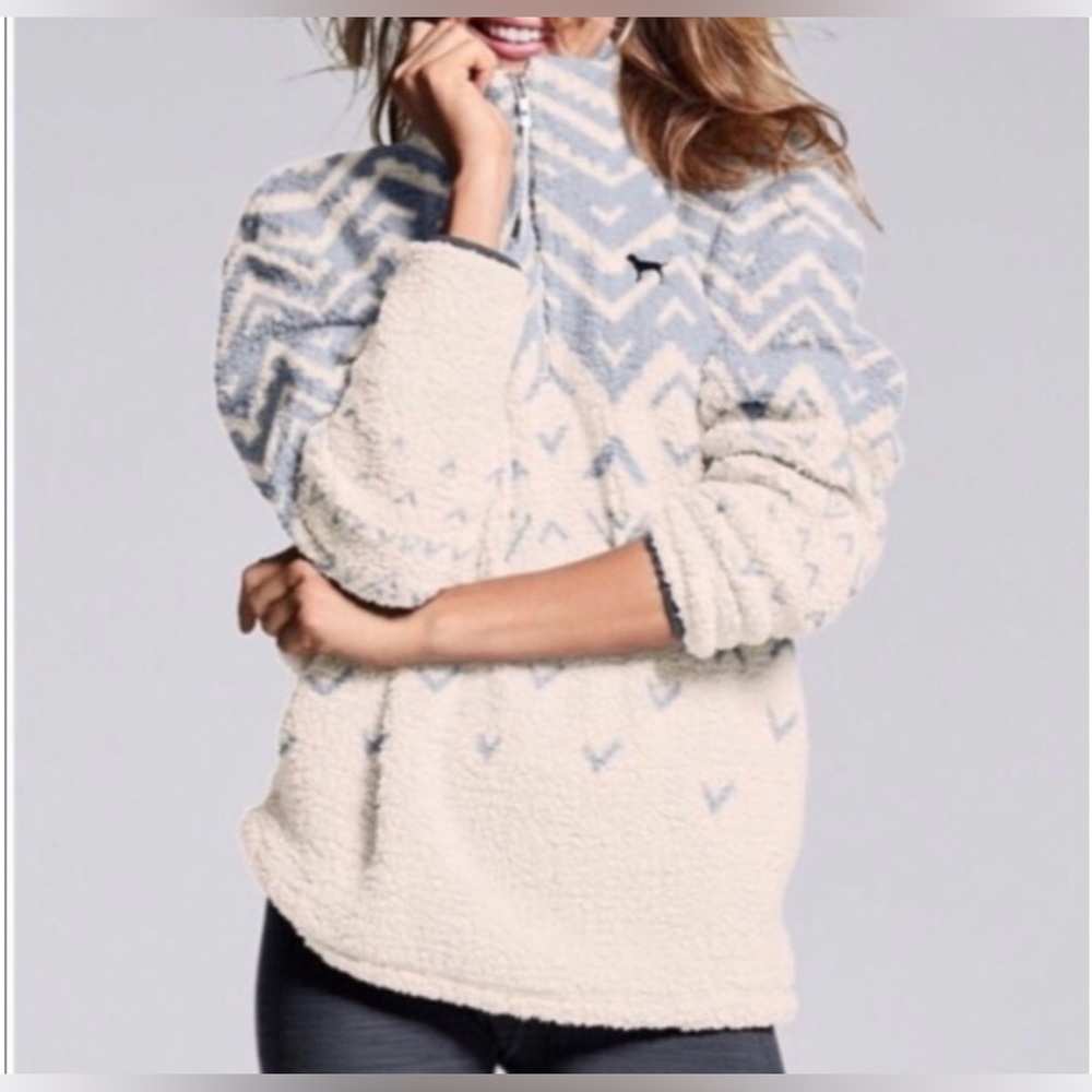 Victoria Secret Pink Sherpa Pullover